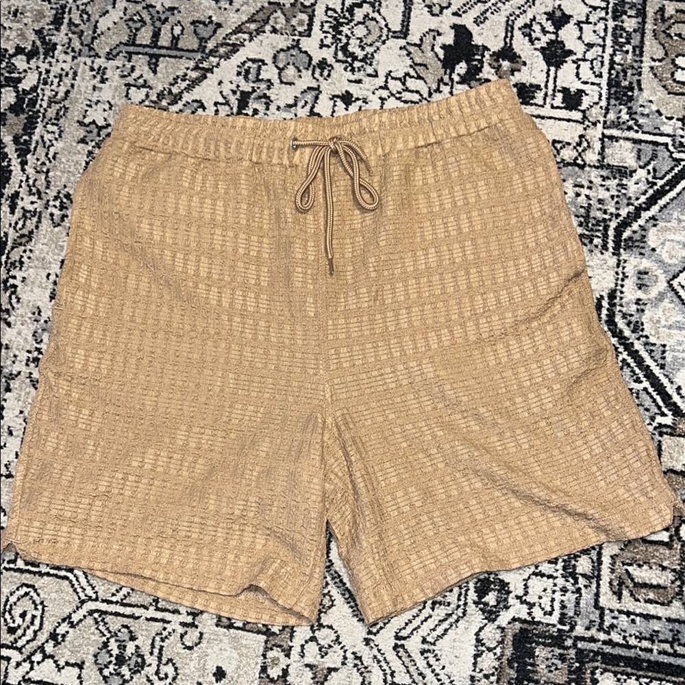 PacSun Brown Textured Shorts - Picture 5 of 10